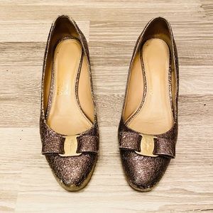 Salvatore Ferragamo Vara Bow Low Pump Heels